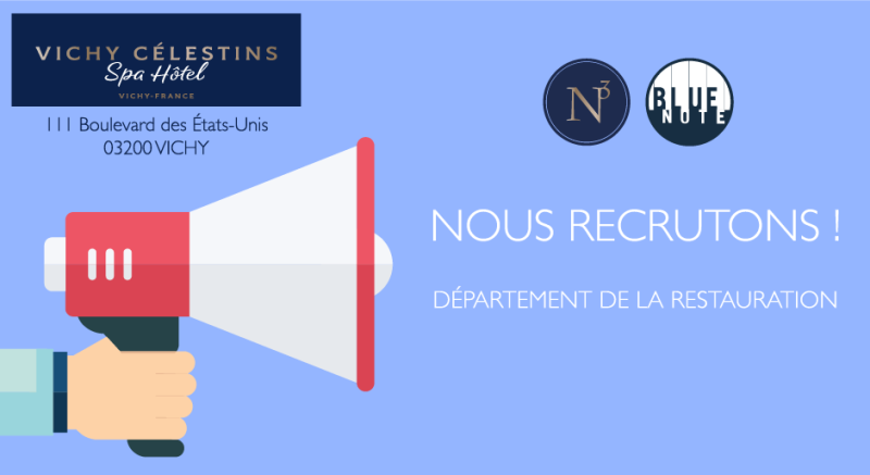 recrutement vichy celestins spa hotel