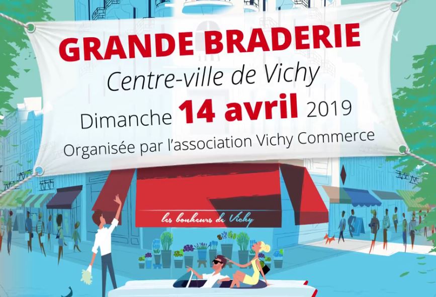 grande braderie avril 2019 vichy