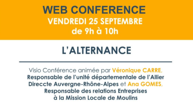 web conference alternance