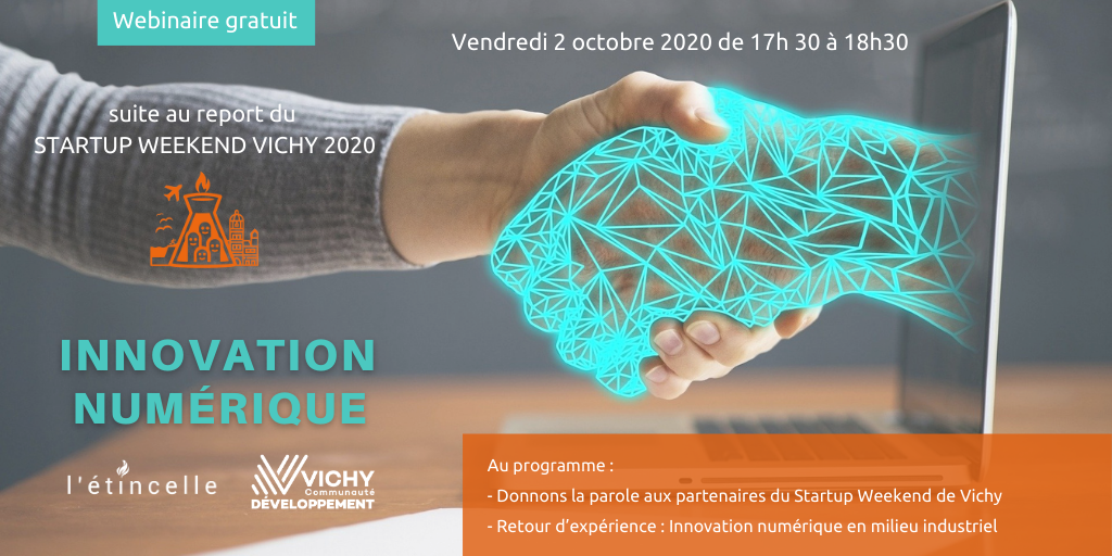 webinaire innovation numerique - Vichy économie, agence de développement économique