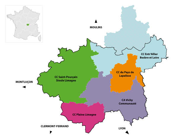 carte pays vichy auvergne