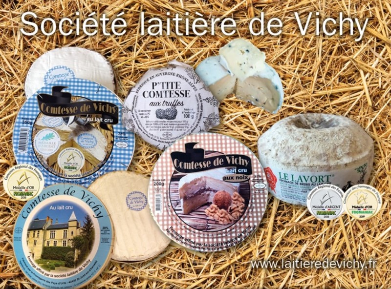 fromages société laitière de Vichy
