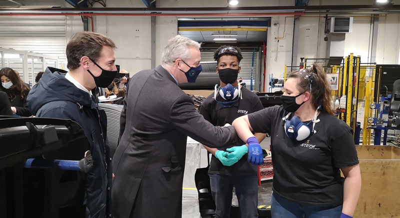 Bruno le Maire - visite Ligier