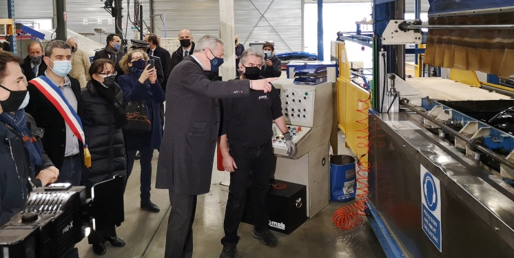 Bruno le Maire - visite Ligier