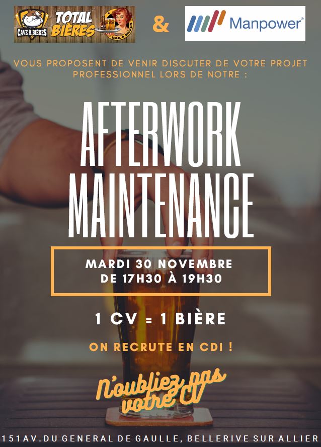 afterwork maintenance