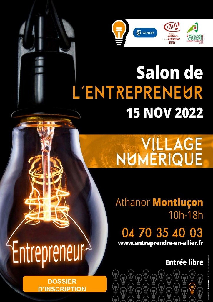 salon entrepreneur Allier 2022