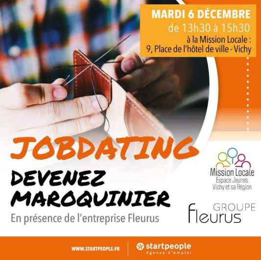 job dating maroquinier